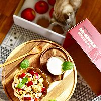 #皇后红玫瑰花式做法#苹果麦片沙拉的做法图解6