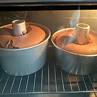 法芙娜可可粉烤的巧克力戚风蛋糕的做法图解16
