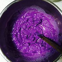 渐变紫薯牛奶玫瑰花馒头（附面团发酵法）的做法图解1