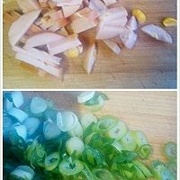 早餐葱花火腿鸡蛋饼的做法图解1