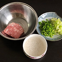 #味达美名厨福气汁，新春添口福#糯米珍珠丸子的做法图解1