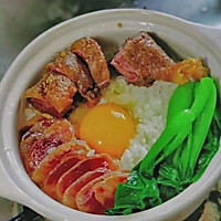 腊味砂锅煲仔饭『简单好吃一人食』的做法图解6