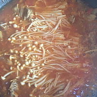 番茄牛腩金针菇汤的做法图解14