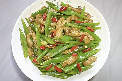 刀豆炒肉丝