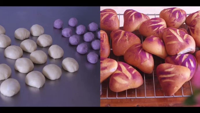 芋泥紫薯包
