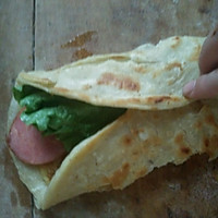 手抓饼石头饼的做法图解7