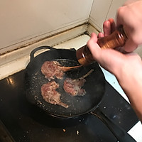 香煎单骨羊法排的做法图解5