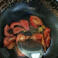 西红柿炒扁豆角的做法图解3