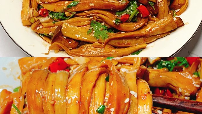 超级开胃巨下饭的凉拌杏鲍菇