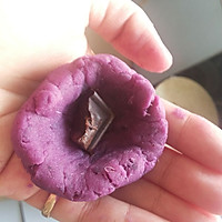【无面粉版】紫薯芝士芝麻球（新式年夜饭甜点~粗粮哟~）的做法图解6