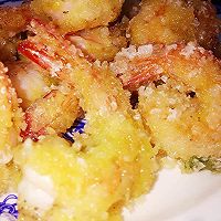 下酒菜：脆皮黄金虾的做法图解6