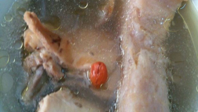 榴莲壳煲鸡