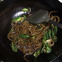 青椒炒肉皮的做法图解6