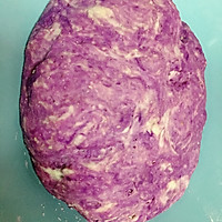 紫薯皮香菇包的做法图解2
