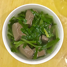 韭菜鸭红汤