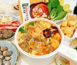 糟粕醋海鲜小火锅，体验地道海南酸辣风味