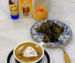 #多巴胺烘焙#咖啡与粽子的邂逅，端午节创意饮品的做法