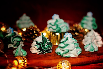 迟到的圣诞节-法式圣诞树蛋白糖