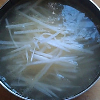 萝卜丝丸子汤的做法图解3