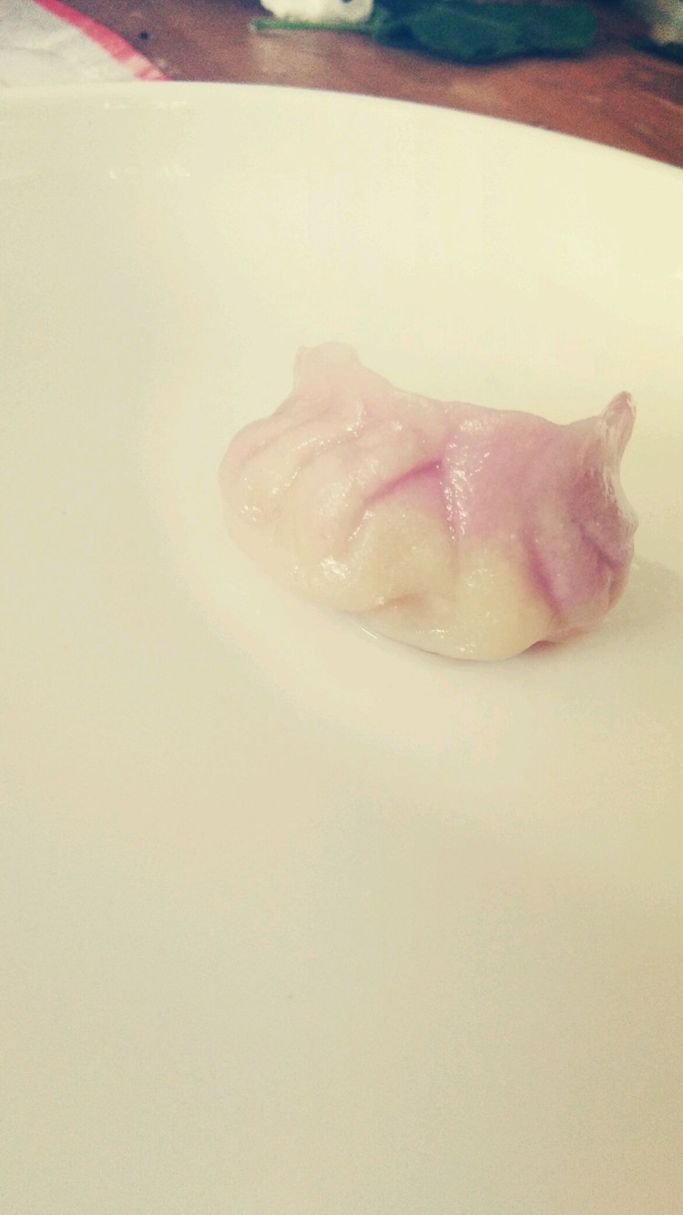 紫边饺子的做法
