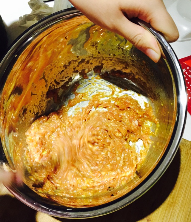 白菜猪肉包的做法图解3