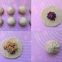 全麦紫米肉松华夫饼的做法图解3