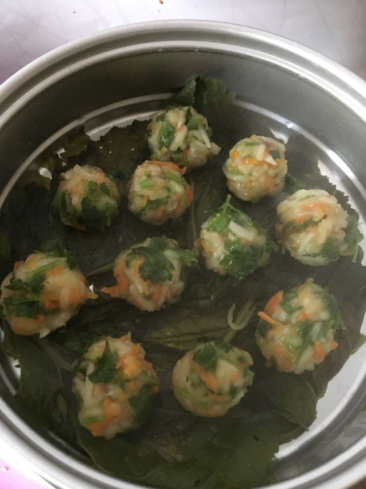 菜肉丸的做法