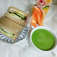 低脂减肥餐——果蔬三明治、果蔬汁的做法图解13