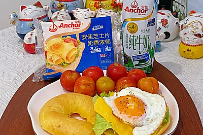 贝果三明治