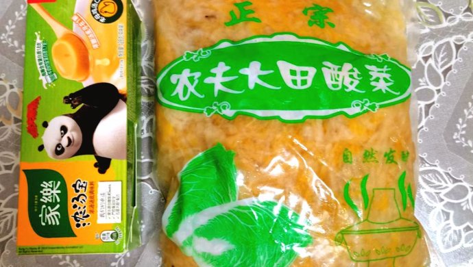 东北酸菜白肉（家乐浓汤宝版）