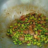 牛肉炒毛豆的做法图解7