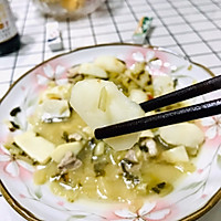 荸荠冬笋咸菜炒肉片的做法图解5