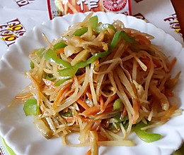 榨菜炒三丝——乌江榨菜的做法
