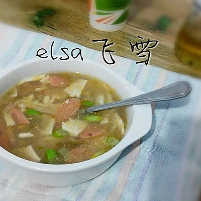 火腿豆腐汤—乌江榨菜