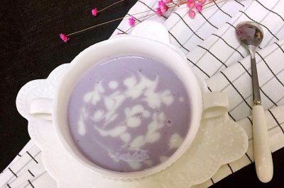 紫薯奶香米糊