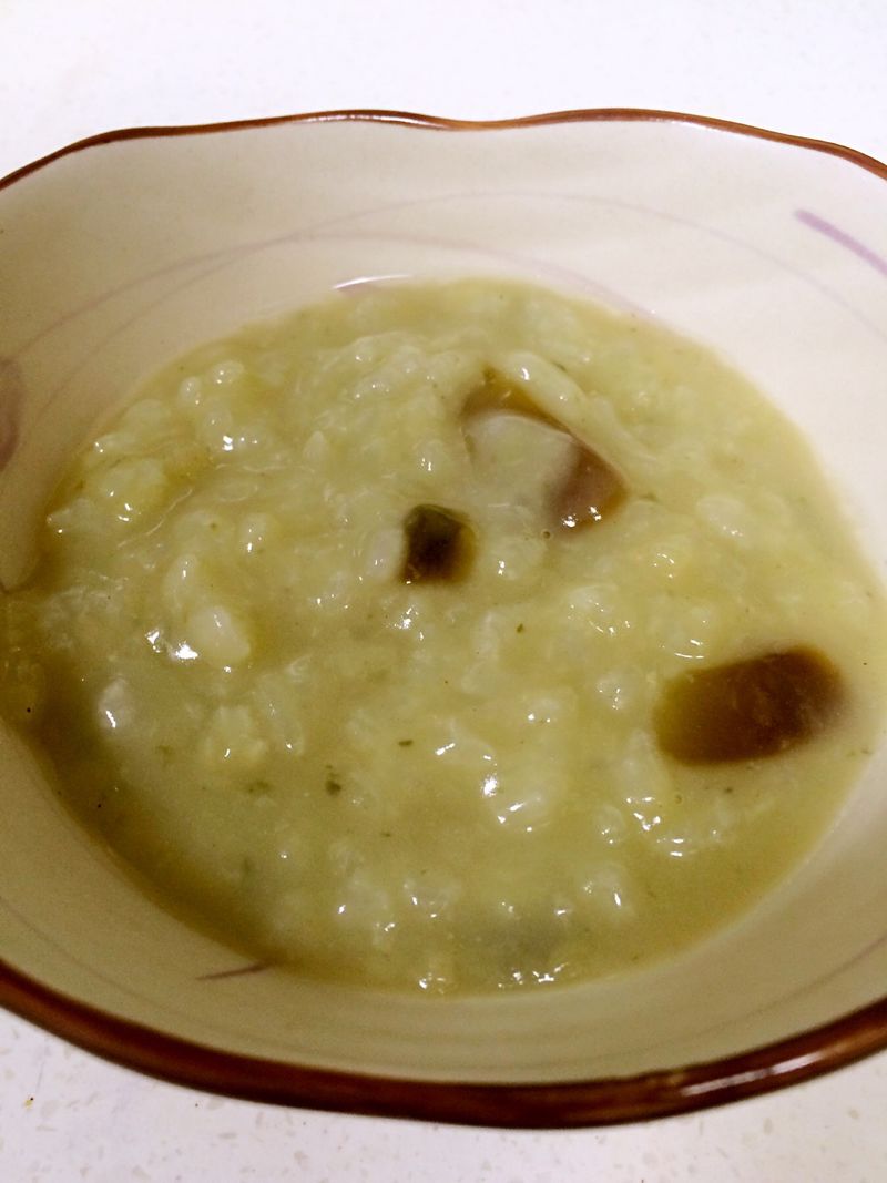 Preserved egg porridge