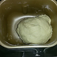 超详细鸡蛋牛奶椰蓉面包(1000g/500g）面包机版的做法图解4