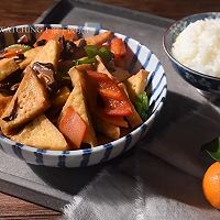 #美食说出“新年好”#家常豆腐小炒的做法图解11