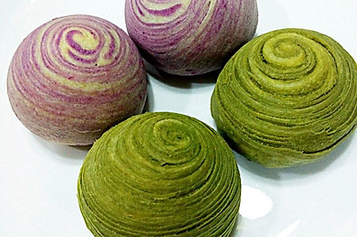 绿茶紫薯酥