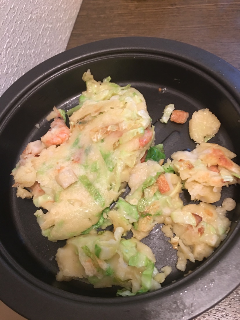 包菜煎饼的做法图解4