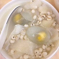 鸽子蛋姜薯薏米甜汤的做法图解9