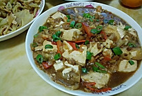 蚝油虾仁豆腐的做法