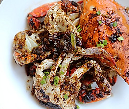 达人私房菜|鲜香扑鼻的秋日美味-【酱爆梭子蟹】的做法
