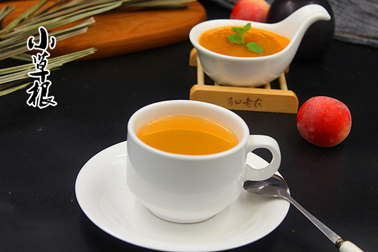 杏酱果茶的做法