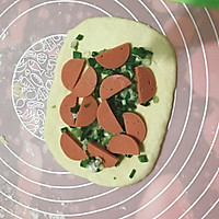 香葱火腿面包的做法图解3