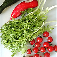 低卡瘦身清新蔬菜沙拉的做法图解1