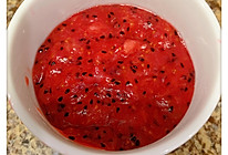 自制草莓火龙果果酱的做法