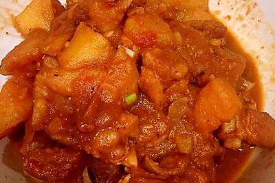 【土豆炖排骨】软烂入味