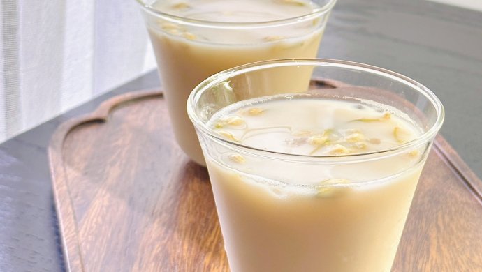 茉莉冰豆浆