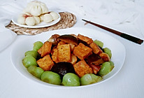 香菇豆蛋油菜花的做法